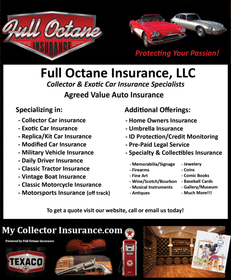 Collector & Exotic Car Insurance in all 50 States Full Octane